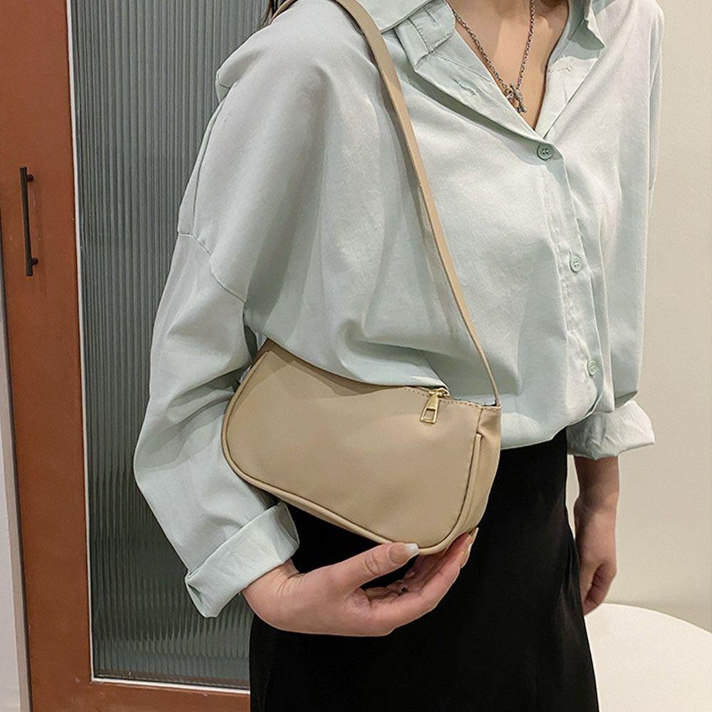 KENT1 Túi Xách Da PU Phối Dây Xích Thời Trang Cho Nữ