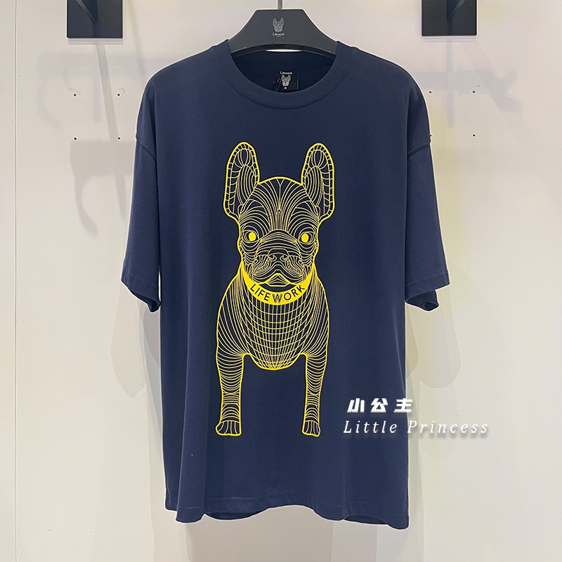 Áo Thun Tay Ngắn Dáng Rộng In Chữ Life work Thời Trang Cho Nam Và Nữ