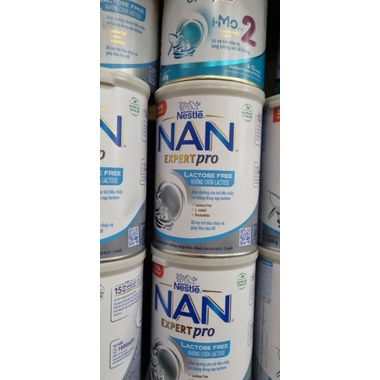 1 lon sữa NAN  expertpro lactose free 400g cho trẻ từ lúc sinh ra đến 3 tuổi