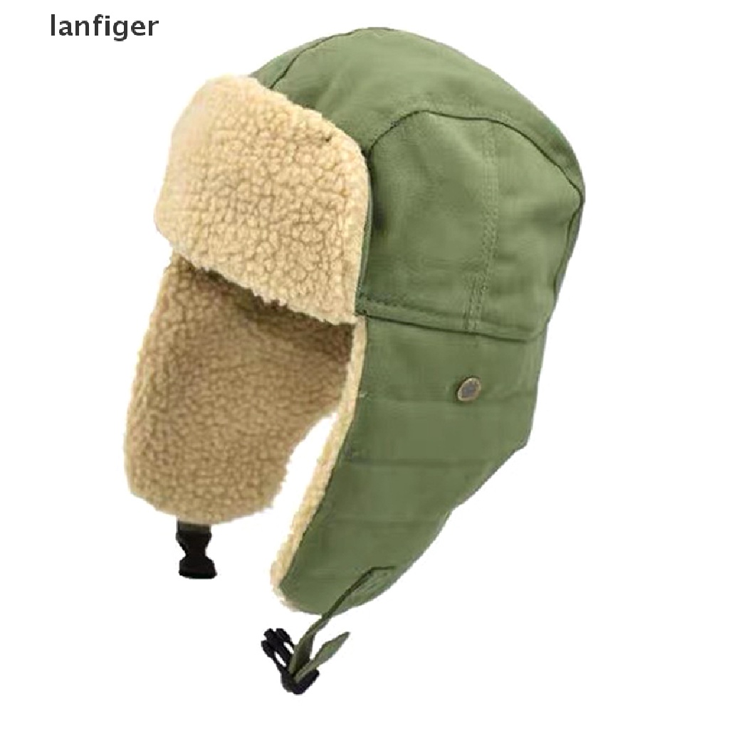 Mũ Trùm Tai Giữ Ấm Mùa Đông Phong Cách Nga Cho Nam Nữ