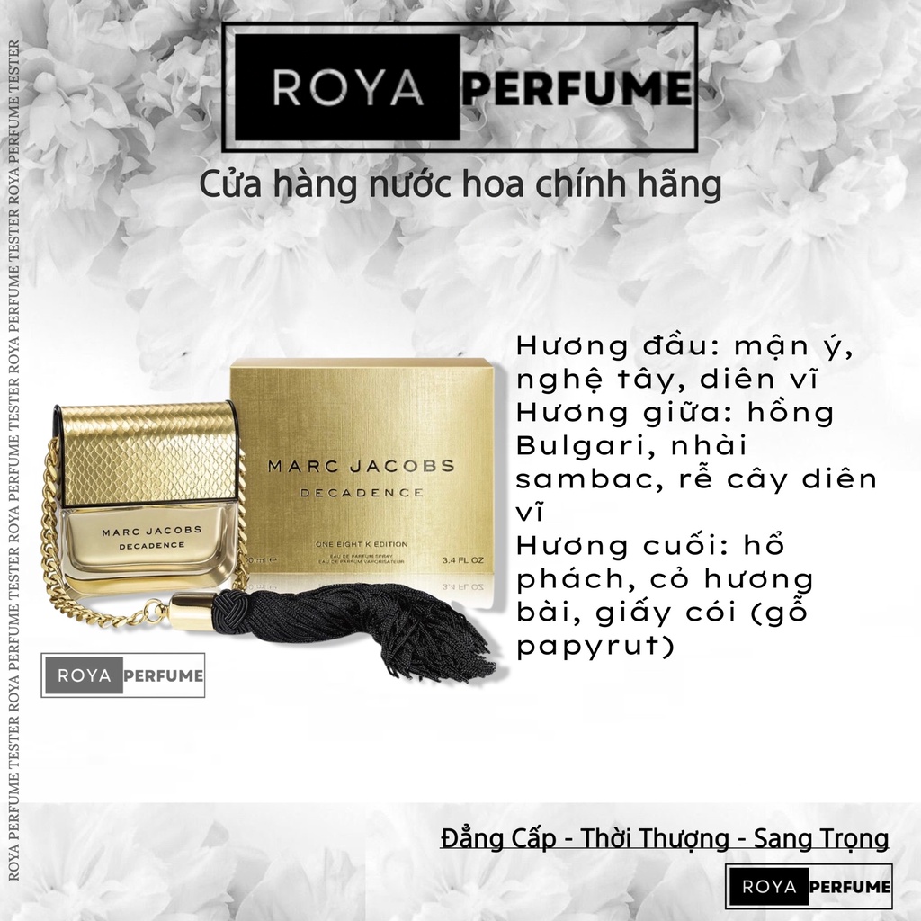 -𝑹𝑶𝑱𝑨- Nước hoa Marc Jacobs Decadence 18K -𝑹𝑶𝑱𝑨-