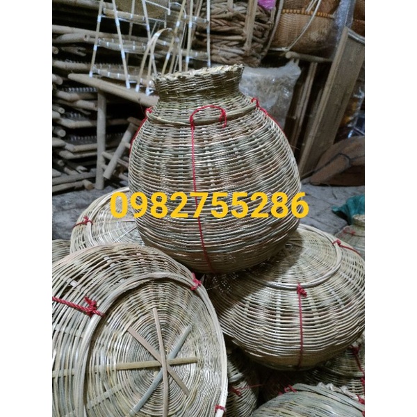 Giỏ cá bằng tre