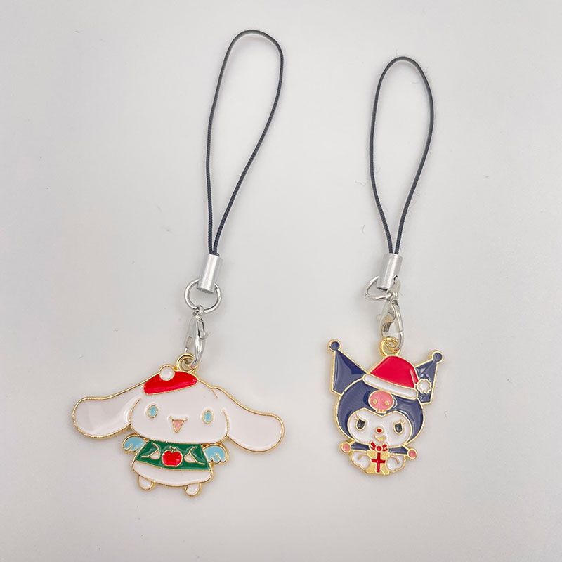 Phụ Kiện Mặt Trang Trí Điện Thoại Họa Tiết Chú Chó Cinnamon Dễ Thương