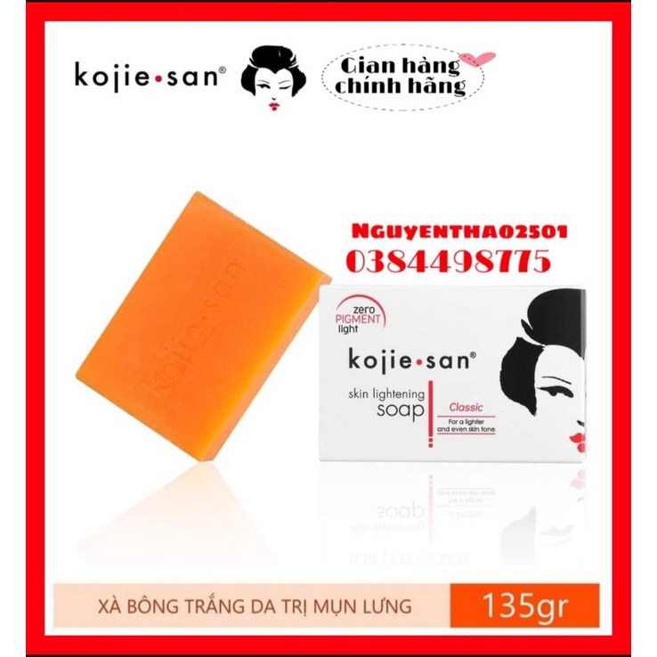 Soap trắng da, giảm mụn KOJIESAN❣️❣️135g