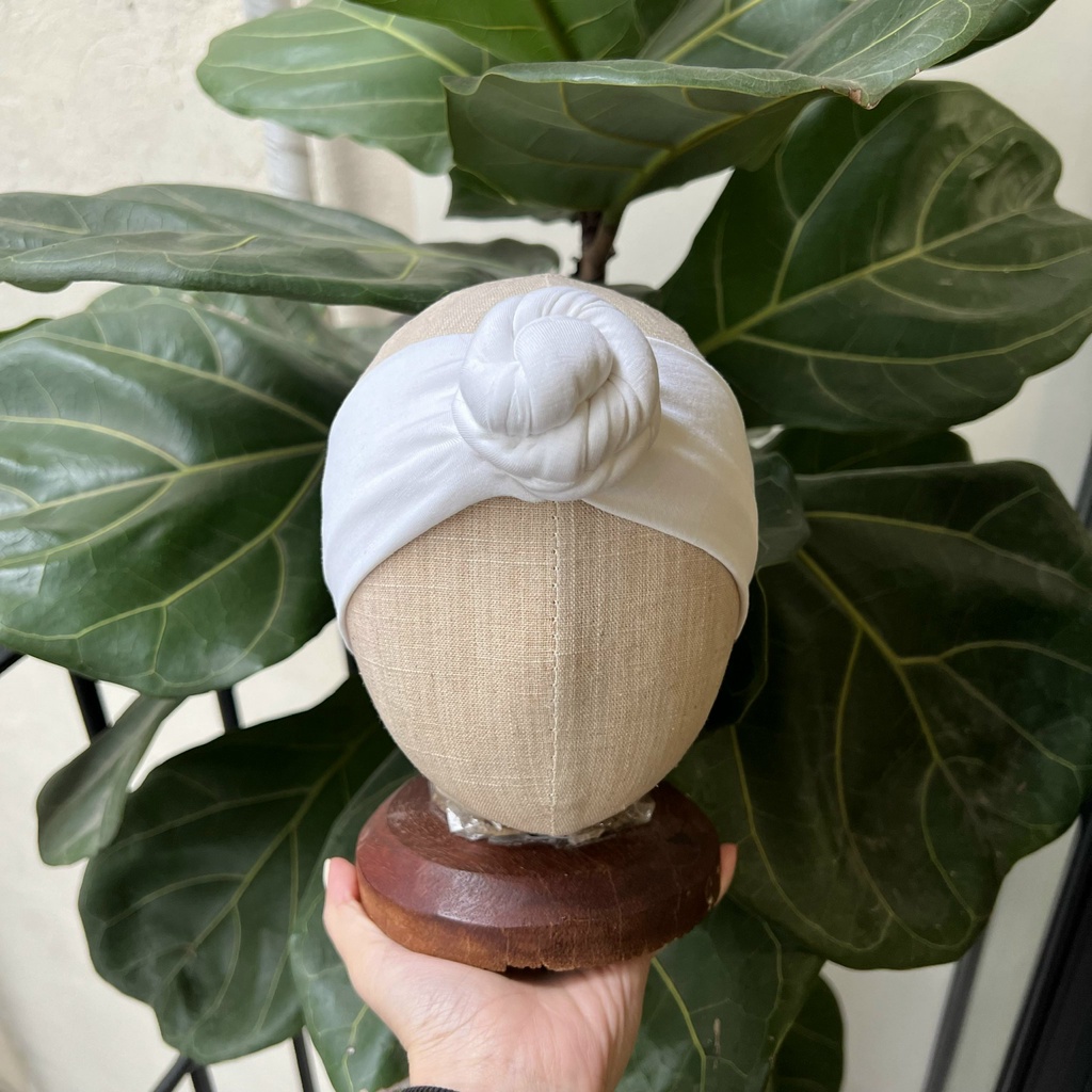 Tuban Nơ, Băng Đô Củ Tỏi Chất Liệu Cotton Co Giãn Cho Bé Sơ Sinh Đến 3 Tuổi