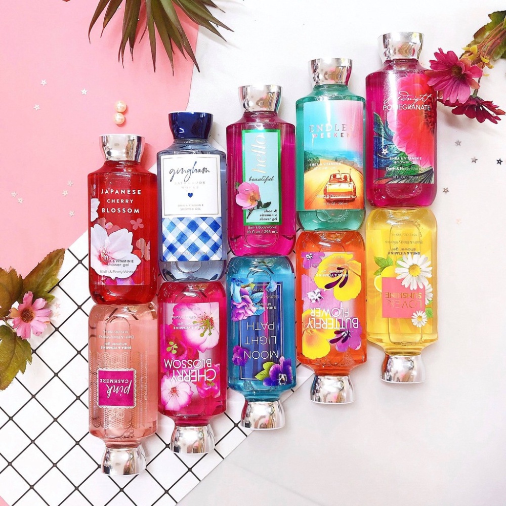 Bộ sưu tập Sữa tắm lưu hương mịn da Bath and Body works size 295ml
