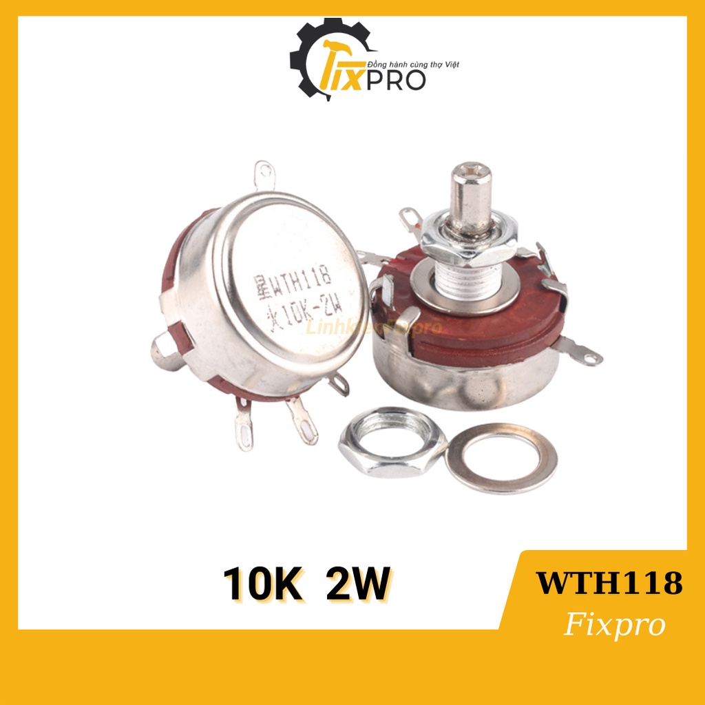 Chiết áp đơn 10K WTH118-2W chất lượng tốt