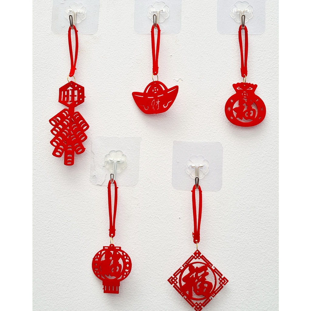 COMBO 8 Phụ Kiện Treo Trang Trí Tết Treo Cây Cảnh Nhỏ Liễng