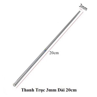 Thanh Trục đường kính 3mm chiều dài 20cm