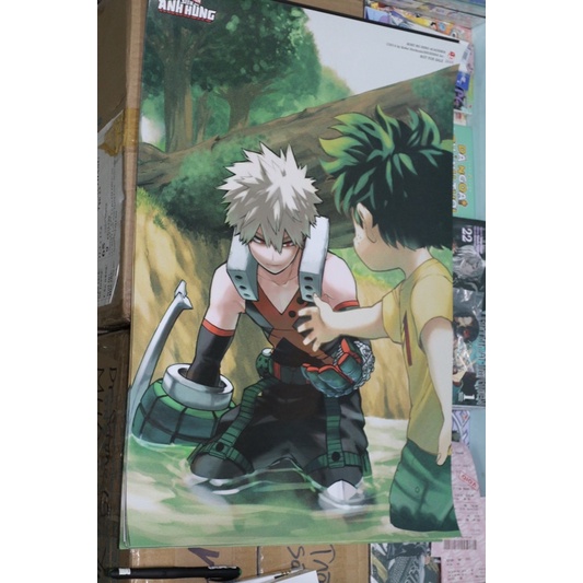 Poster Học viện siêu anh hùng có ống bảo vệ kèm vol 29