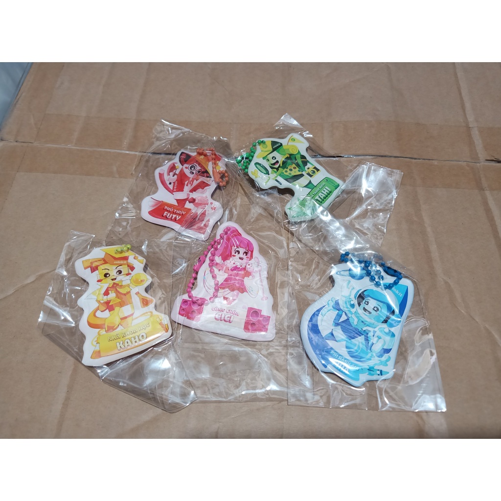 Móc khóa màu sắc hình ngộ nghĩnh