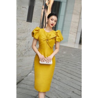 Đầm midi dress, topshop, chất vải bóng taffte