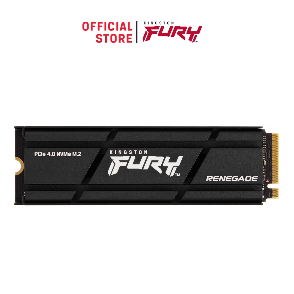 Ổ cứng Kingston FURY Renegade có tản PCIe 4.0 NVMe M.2 SSD - Dành cho game thủ Đọc 7.300MB/giây, Ghi 7.000MB/giây SFYRSK