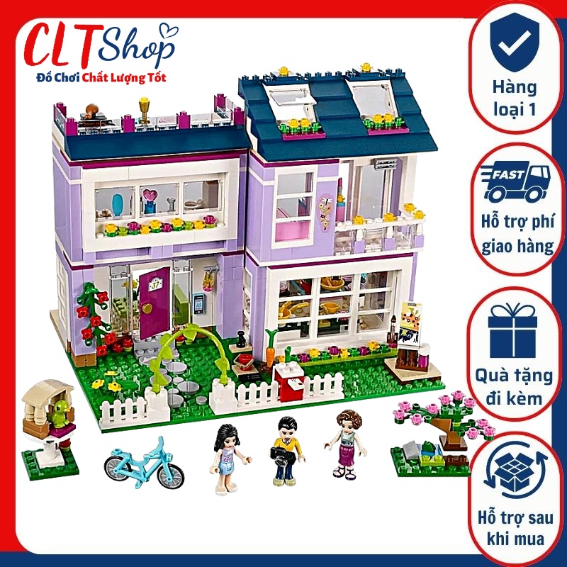 Đồ chơi lego friends ngôi nhà biệt thự của Emma house sx3067 CLTshop