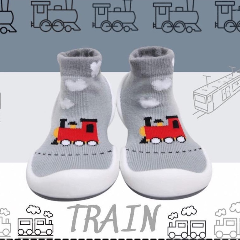 CHÍNH HÃNG GGOMOOSIN GIÀY TẬP ĐI CHO BÉ TRAIN