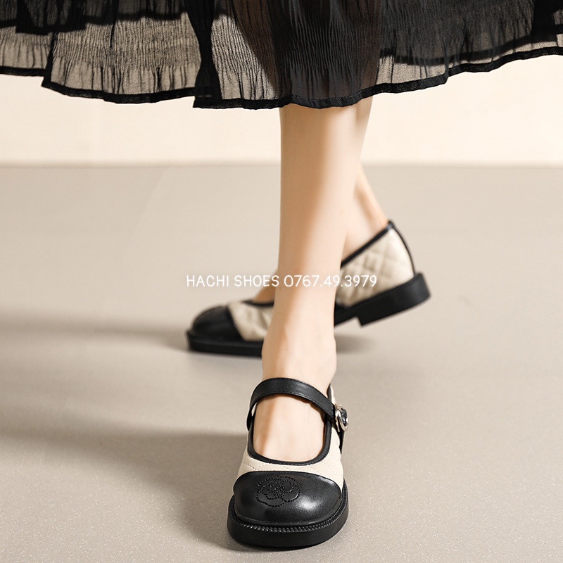 Giày bệt nữ Marry Jane hàng xịn fulbox 688-25 - HACHI SHOES