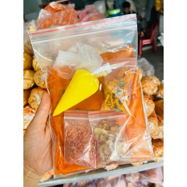 Bánh tráng dẻo tôm bơ khô gà giá siêu min