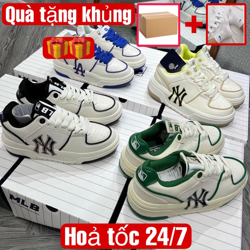 Giày mlb Chunky New york Black bản SC 3 màu đen, xanh, vàng đủ size hót trend