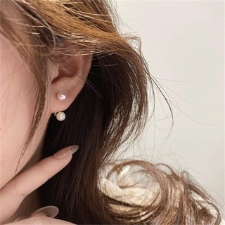 Khuyên tai bông tai ngọc đá gài sau đeo 2 kiểu I 2 GIRLS ACCESSORIES I