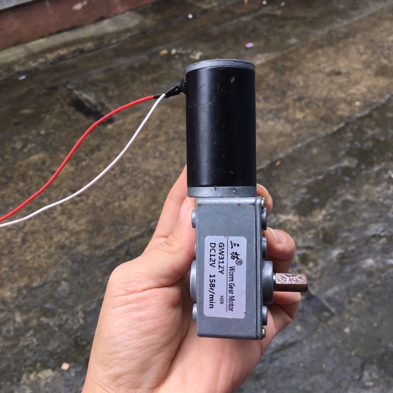 Động cơ giảm tốc GW31ZY DC 12V, 158 vòng/phút (mới như hình)