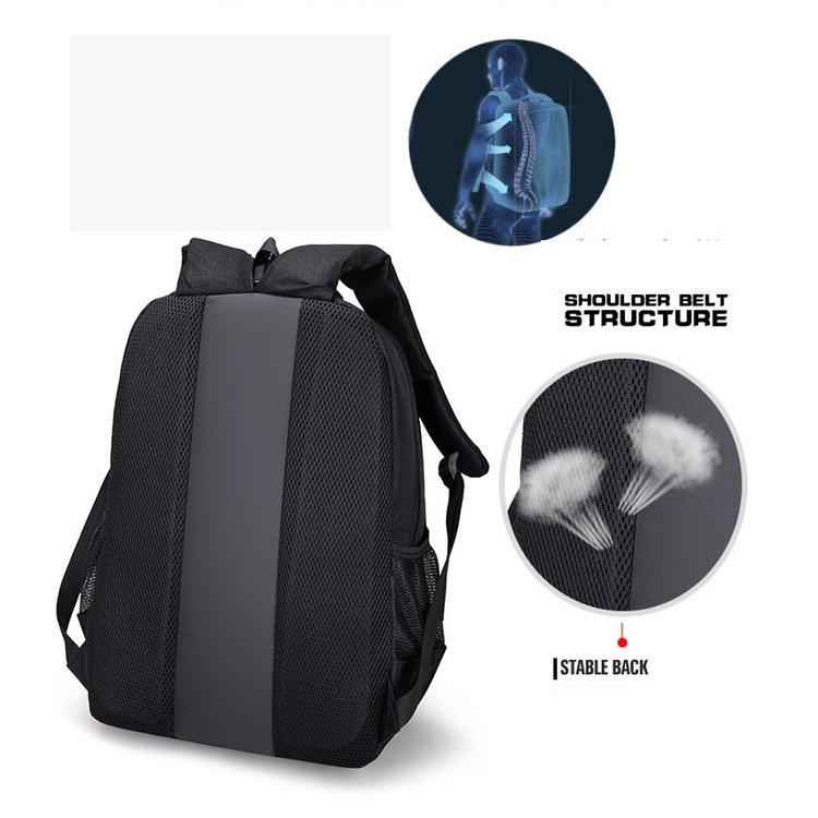 BaLo Đi Học, Đi Phượt Vải Dù Chống Xước , Chống Thấm Nước Kích Thước Lớn Có Ngăn Đựng Laptop