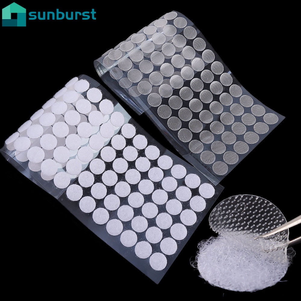 Set 108 Cặp Băng Keo Dán Hai Mặt Hình Tròn Trong Suốt Siêu Chắc