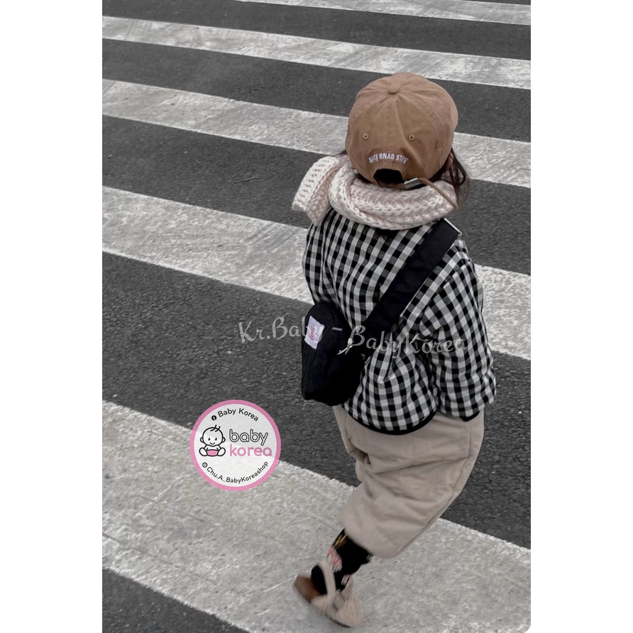 Khăn len khăn choàng cổ ấm áp made in Korea thời trang trẻ em BABYKORA