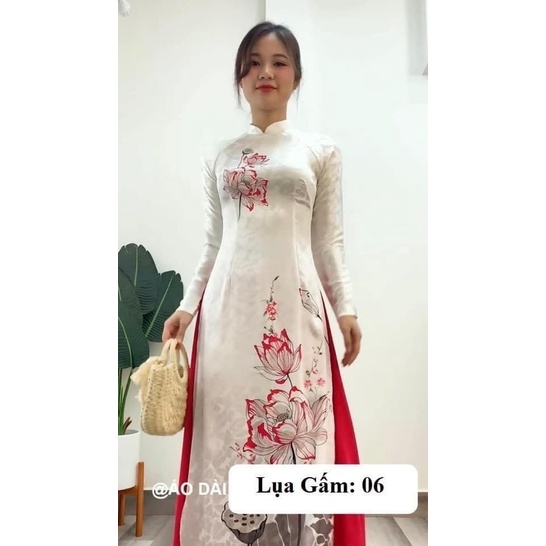 Áo dài lụa gấm