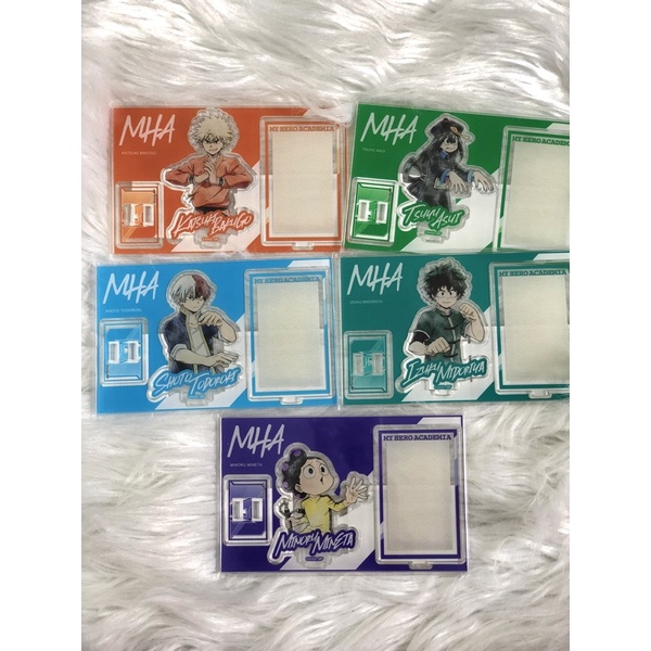 Mô hình nhựa standee Deku Bakugo Shoto Mineta Asui