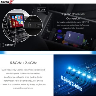 CARPLAY VÀ ANDROID AUTO KHÔNG DÂY CARLINKIT 4.0 CP2A