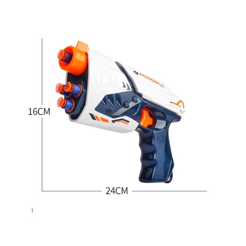Súng bắn đạn mút kéo tay Blast soft bullet toy gun