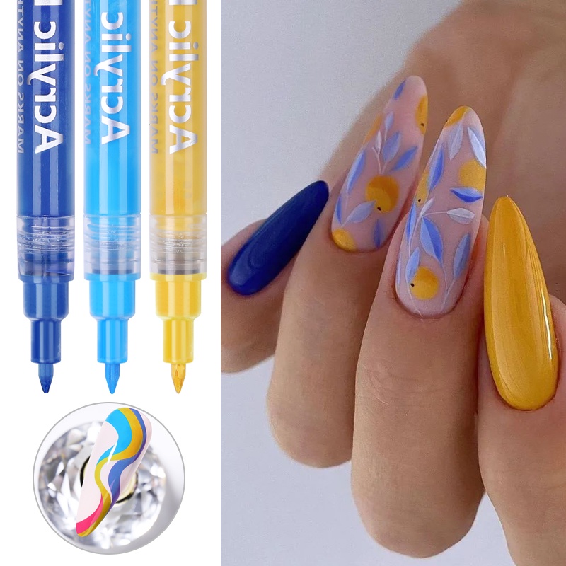 Set 24 bút trang trí móng UR SUGAR màu 3D chuyên dụng