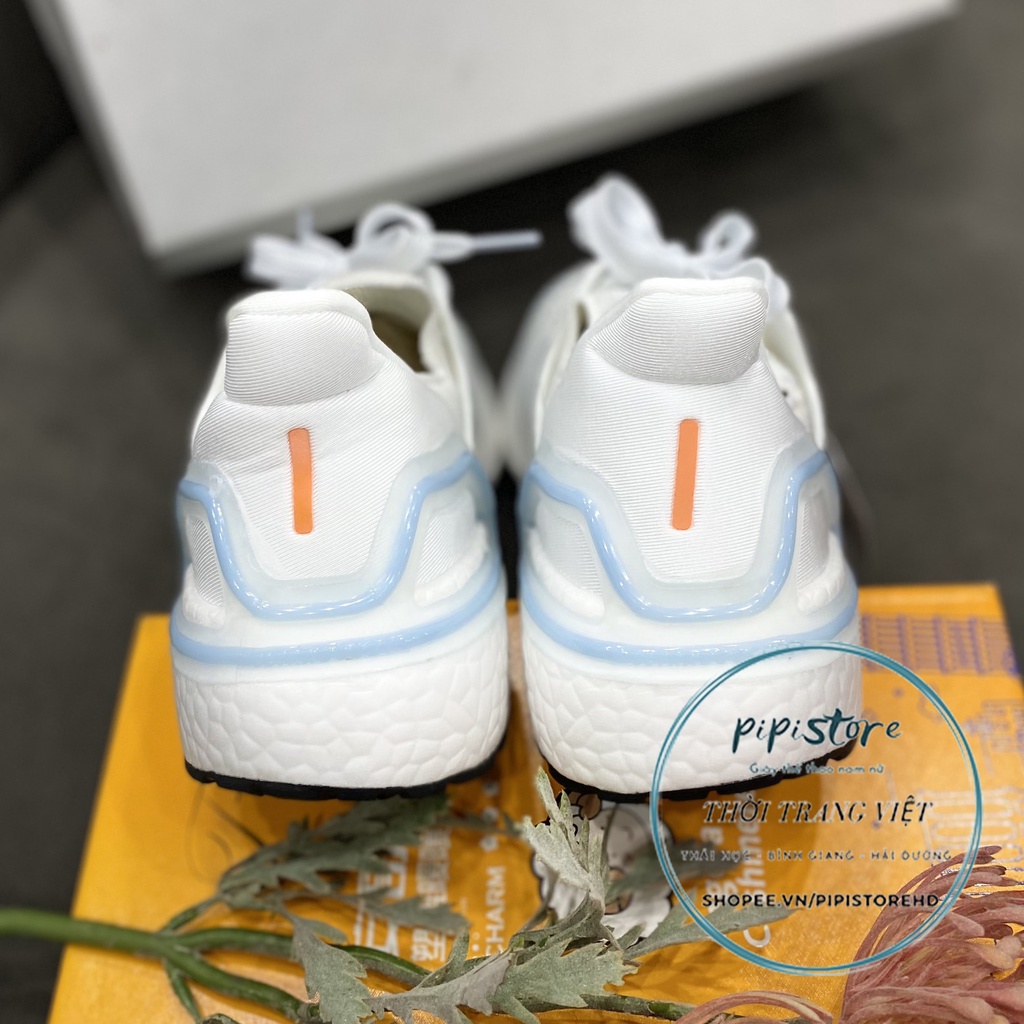 Giày thể thao adidas ultraboost, Giày adidas trắng xanh untra 6.0 . full box