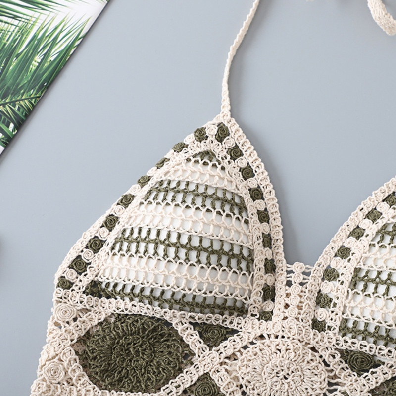 Áo Lót Dệt Kim Khoét Lỗ Phối Tua Rua Thời Trang Quyến Rũ Cho Nữ