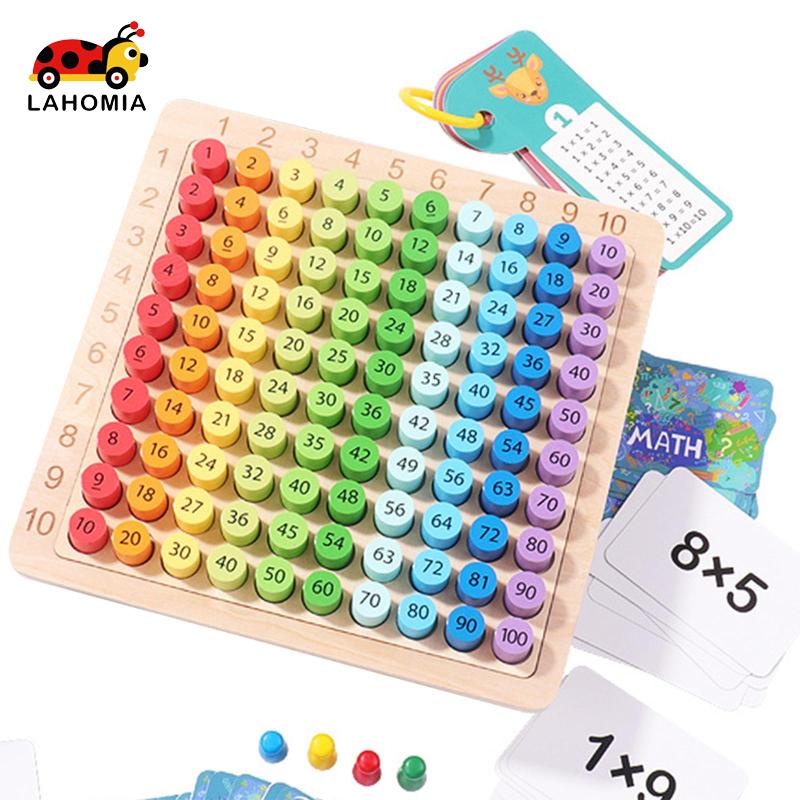 LAHOMIA Bảng đồ chơi phép nhân học tập theo phương pháp montessori đa năng vui nhộn dành cho trẻ em
