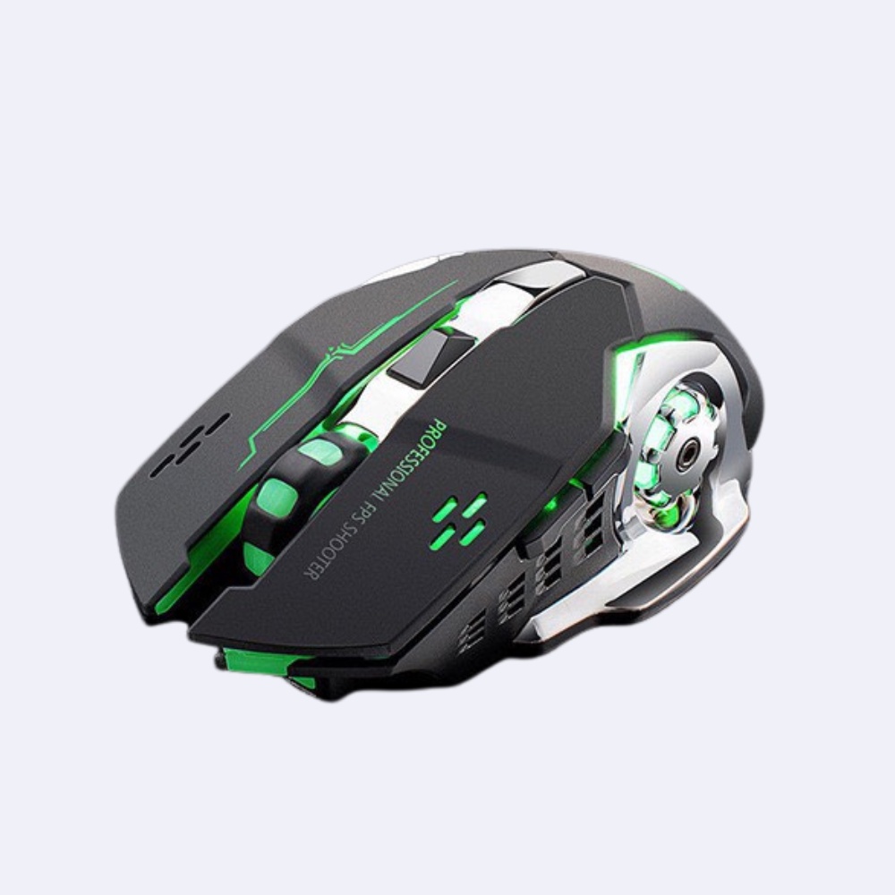 Chuột Gaming Không Dây T28 TOPSTORE Dành Cho Game Thủ Chống Ồn Có Đèn LED Chơi Game Mượt - Bảo Hành 12 Tháng