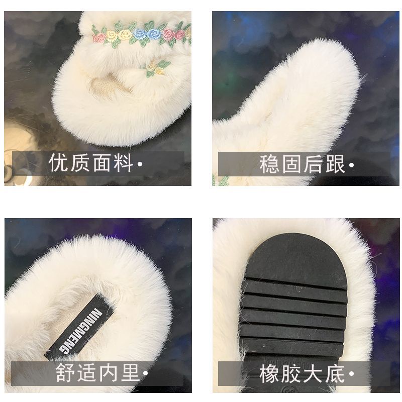 Dép lông nổi tiếng trên mạng phong cách tiên nữdày nữ