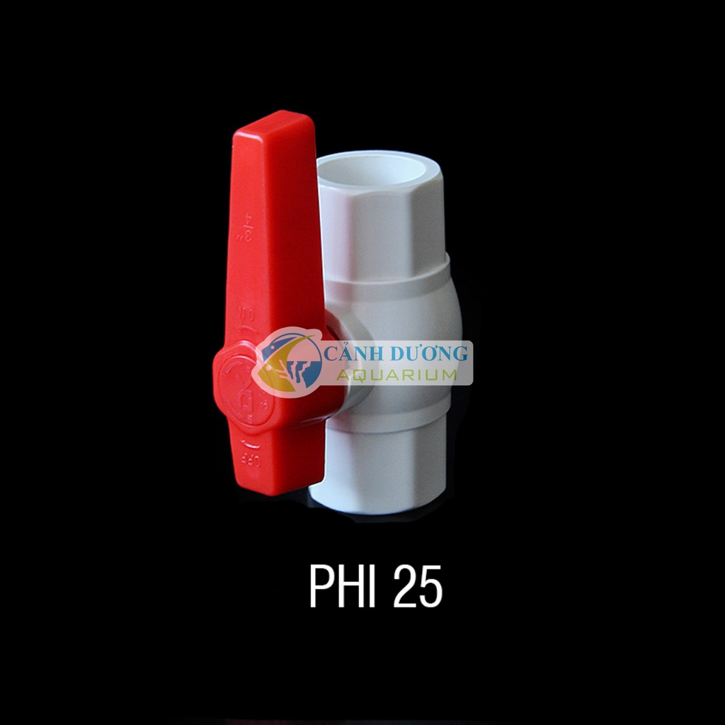 Van khóa ống U-PVC Phi 32-25-20 chuyên dùng cho hồ cá