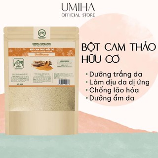 Bột Cam Thảo Đắp Mặt Hữu Cơ Umiha Nguyên Chất 40g | Licor Ice Powder 100% Organic