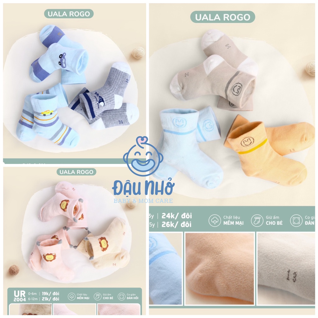 UALAROGO Tất mùa đông cho bé dưới 5y