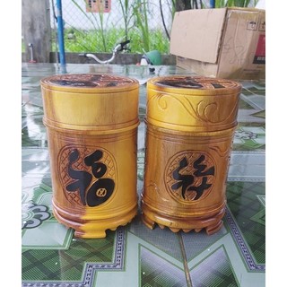 HỘP ĐỰNG TRÀ NGHỆ THUẬT GỖ