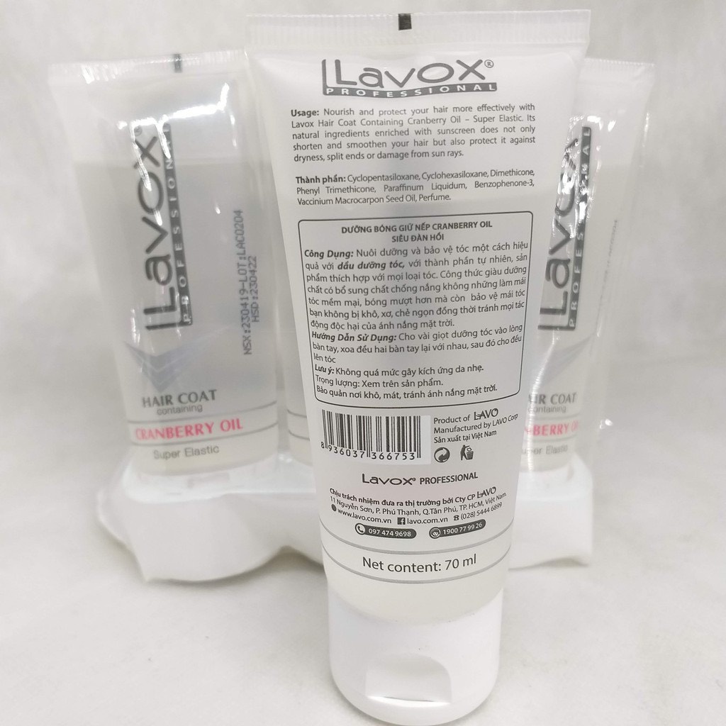 Dầu Dưỡng Bóng Tóc lavox 60ml-DP2018