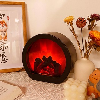Đèn LED Hình Ngọn Lửa Để Bàn Trang Trí