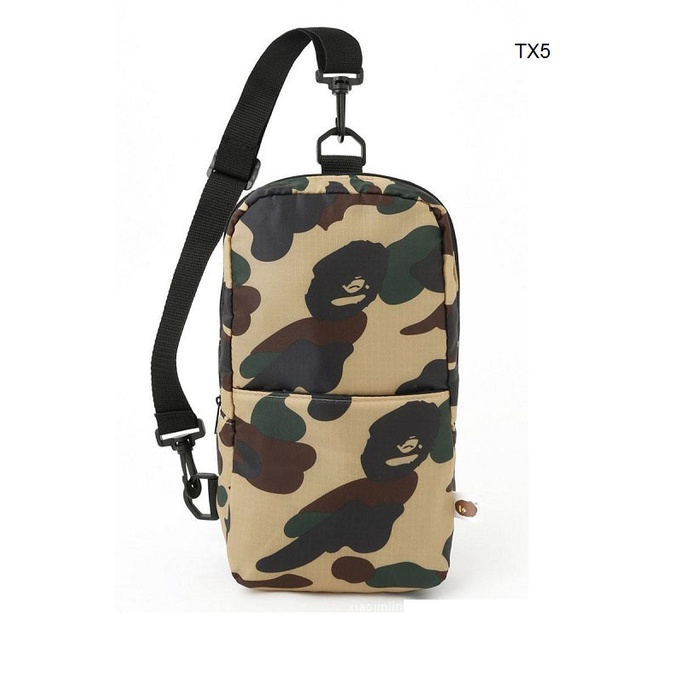 Túi đeo chéo nam nữ A Bathing Ape, Túi đeo chéo phụ kiện thời trang HipHop Street Style (TX5) Hàng Cao cấp