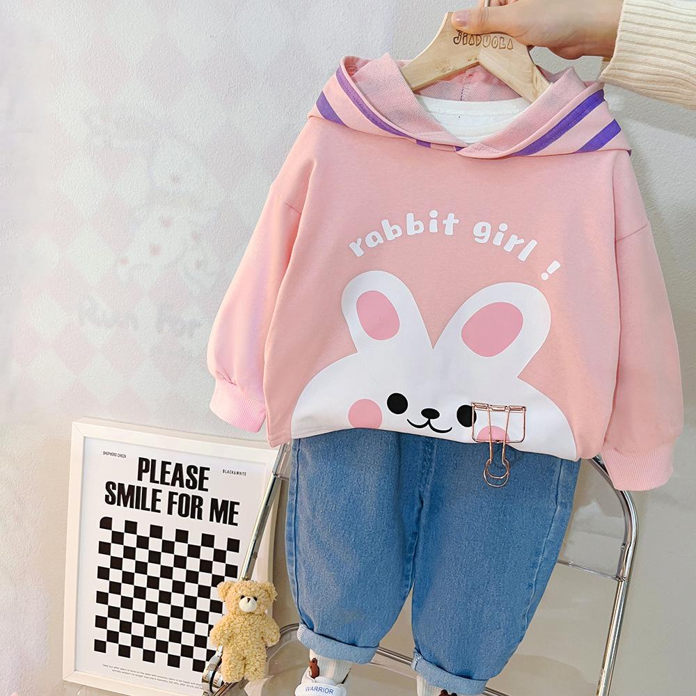 Set đồ ấm bé gái áo hoodie dài tay quần jean MINTSCLOSET Mint's Closet 1 2 3 4 5 tuổi - GA2105