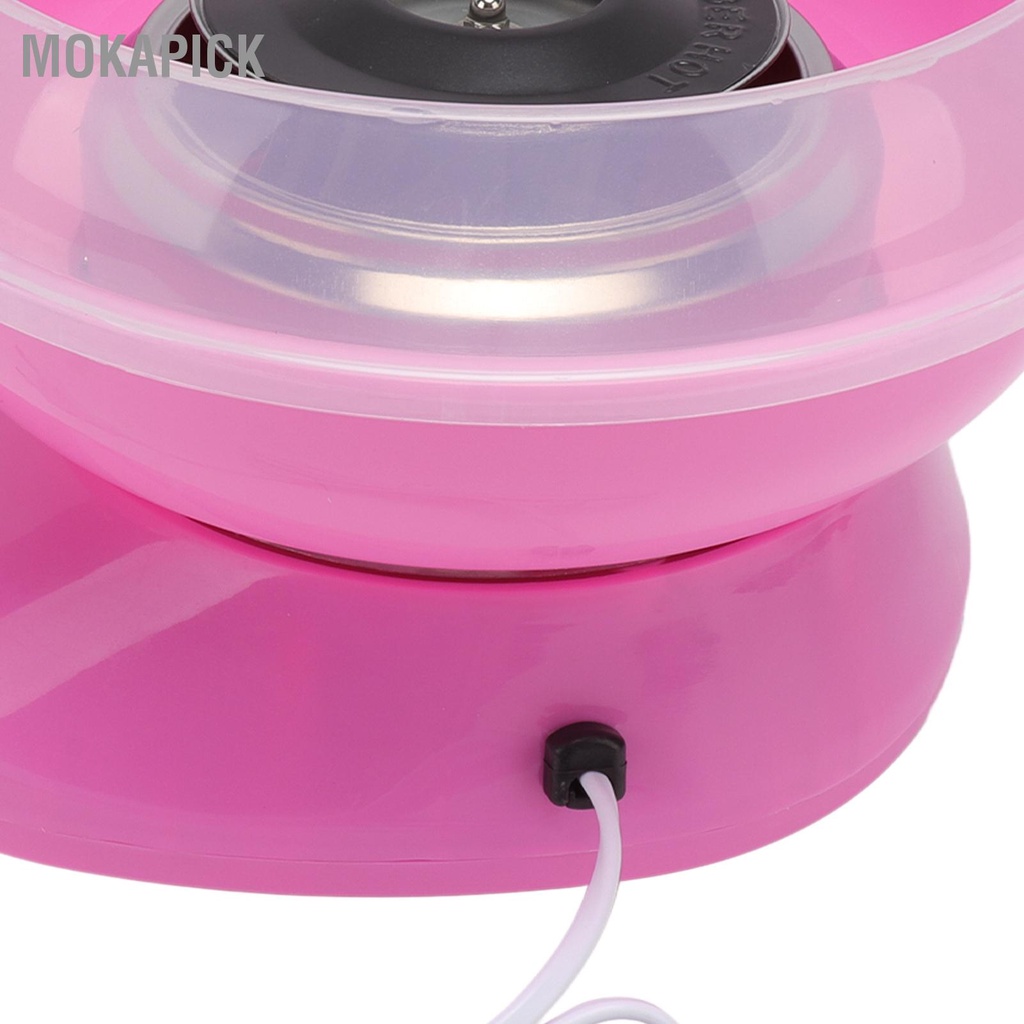 Mokapick Máy làm kẹo bông hoàn toàn tự động bằng điện mini cho tiệc sinh nhật tại nhà Phích cắm EU 220‑240V