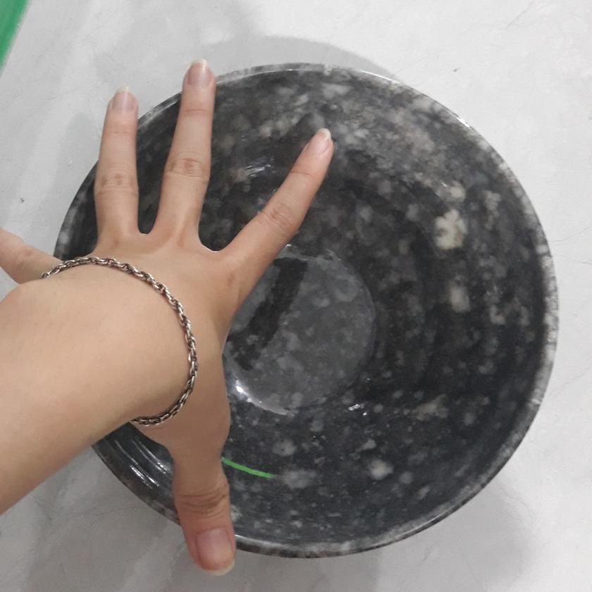 Tô nhựa Melamine Nhuthaco Màu Nhám Xám vân đá size 18 + size 20