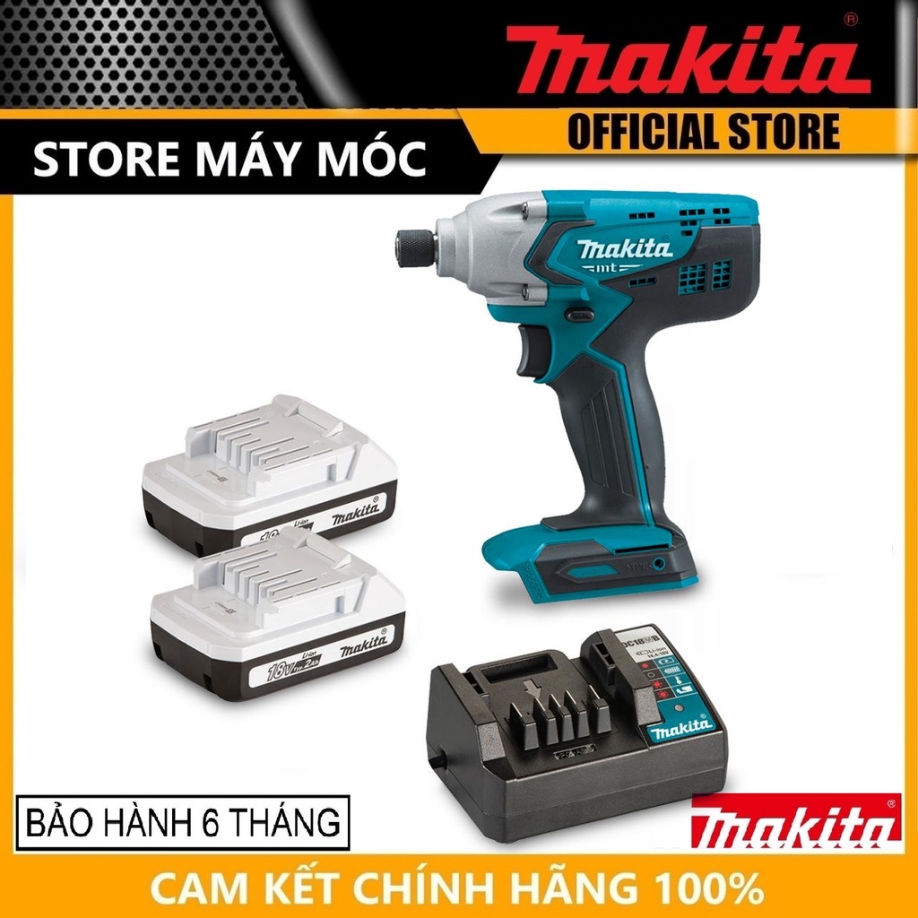 MÁY VẶN VÍT DÙNG PIN(BL1815G*2+DC18WB)(18V) MAKITA M6901D001 - HÀNG CHÍNH HÃNG
