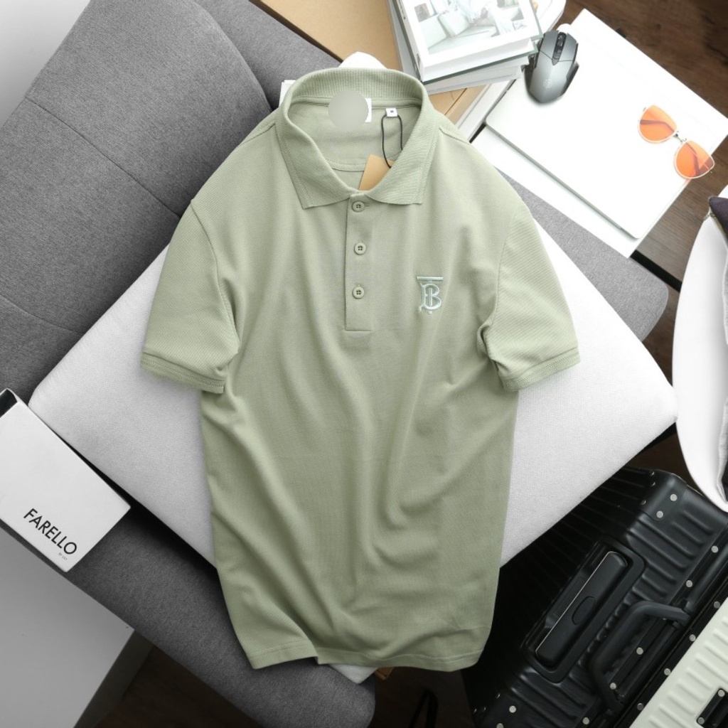 Áo polo nam basic xuất dư cotton 100% không nhăn , Áo thun nam cổ bẻ trơn bigsize  - 3bros