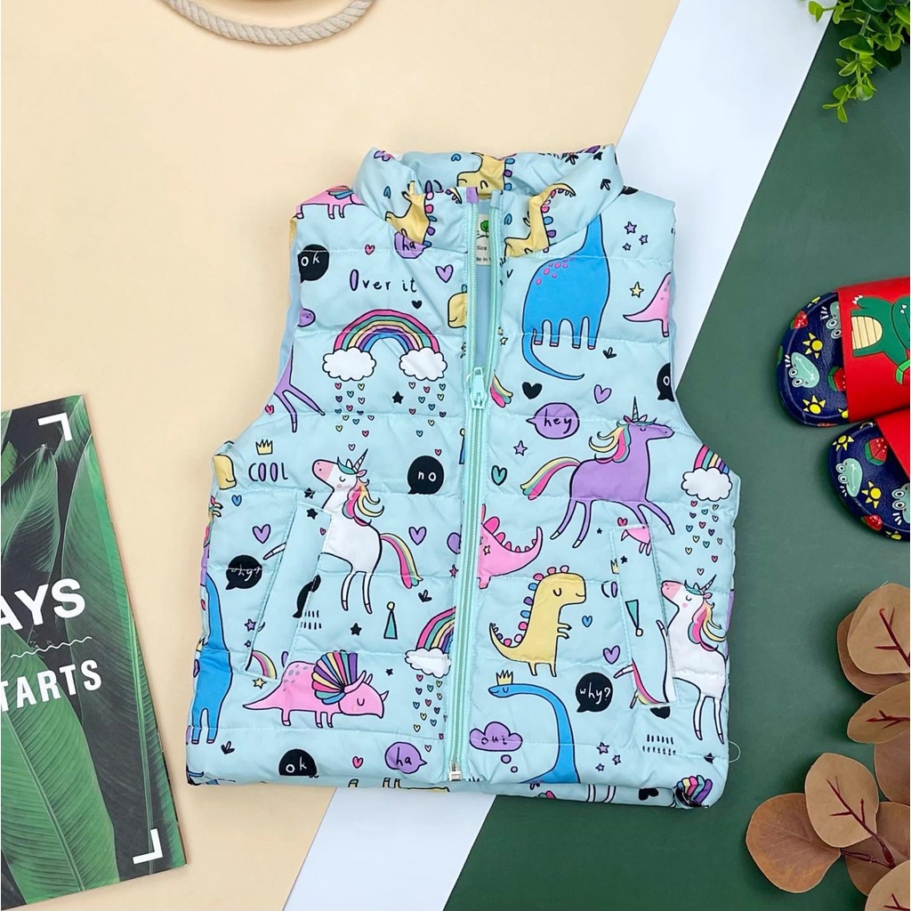 Áo phao gile  LITIBABY cho bé trai bé gái từ 10-27kg